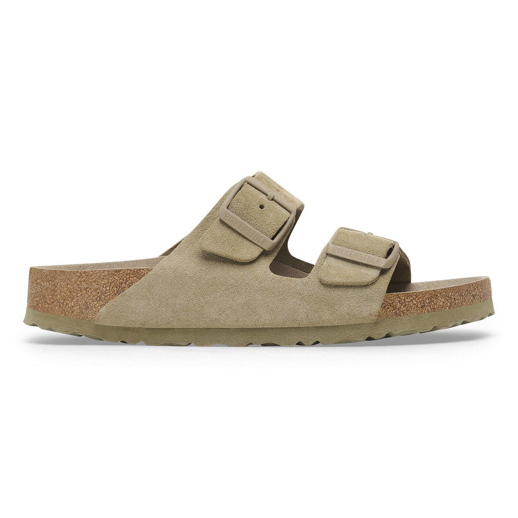 Unisex Σανδάλια Suede Leather Arizona Regular Birkenstock | 1019045-Faded Khaki ΑΝΔΡΙΚΑ > ΠΑΠΟΥΤΣΙΑ BIRKENSTOCK