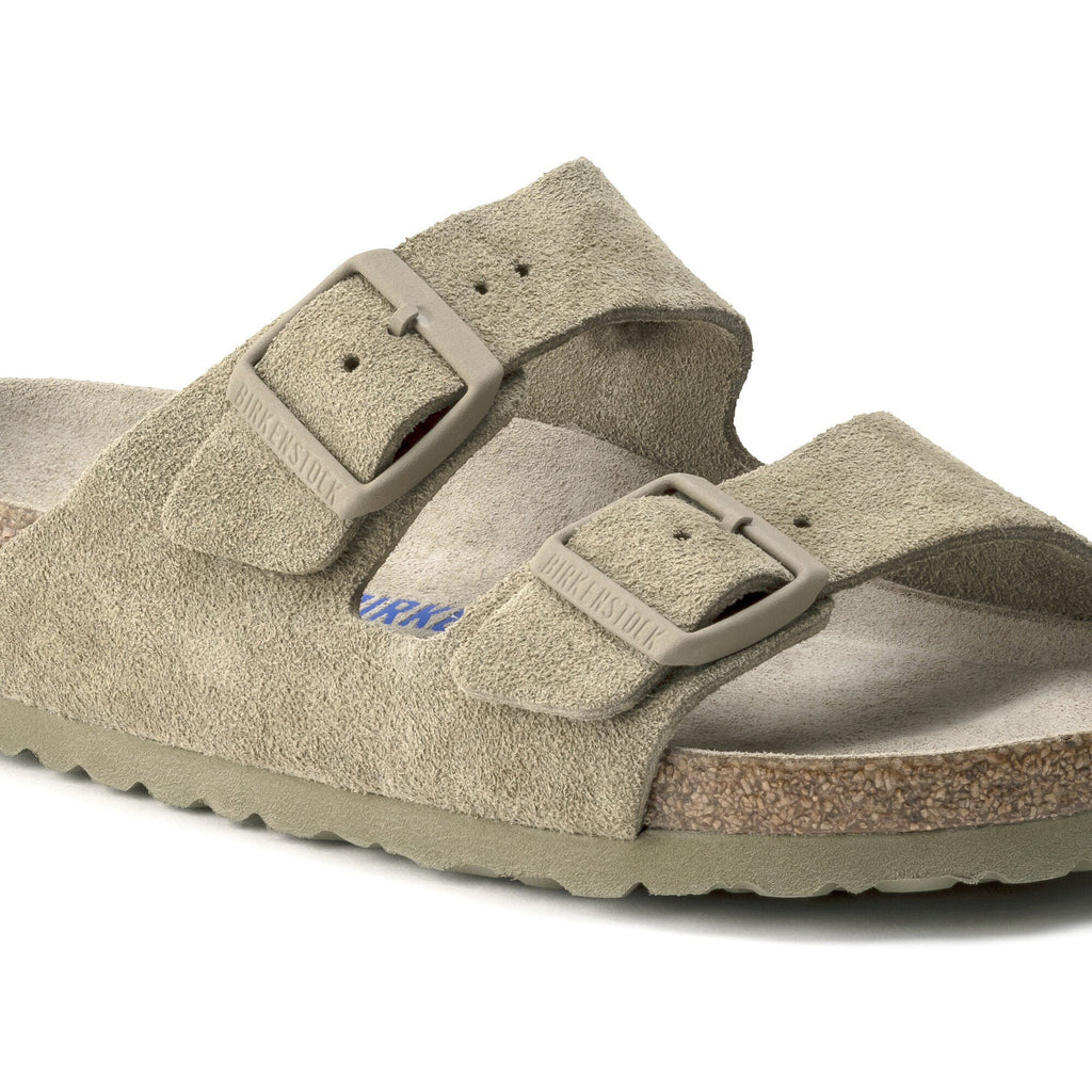 Unisex Σανδάλια Suede Leather Arizona Regular Birkenstock | 1019045-Faded Khaki ΑΝΔΡΙΚΑ > ΠΑΠΟΥΤΣΙΑ BIRKENSTOCK