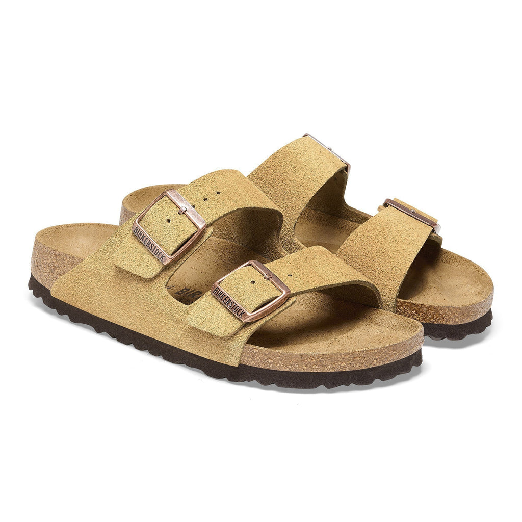 Unisex Σανδάλια Suede Leather Arizona Narrow Birkenstock | 1026174-Latte Cream ΓΥΝΑΙΚΕΙΑ > ΠΑΠΟΥΤΣΙΑ BIRKENSTOCK