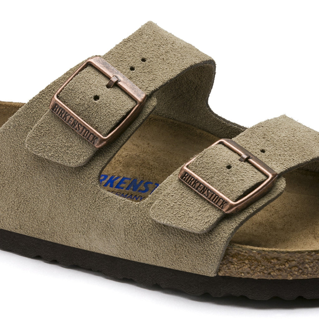 Unisex Σανδάλια Suede Leather Arizona Regular Birkenstock | 951301-Taupe ΓΥΝΑΙΚΕΙΑ > ΠΑΠΟΥΤΣΙΑ BIRKENSTOCK