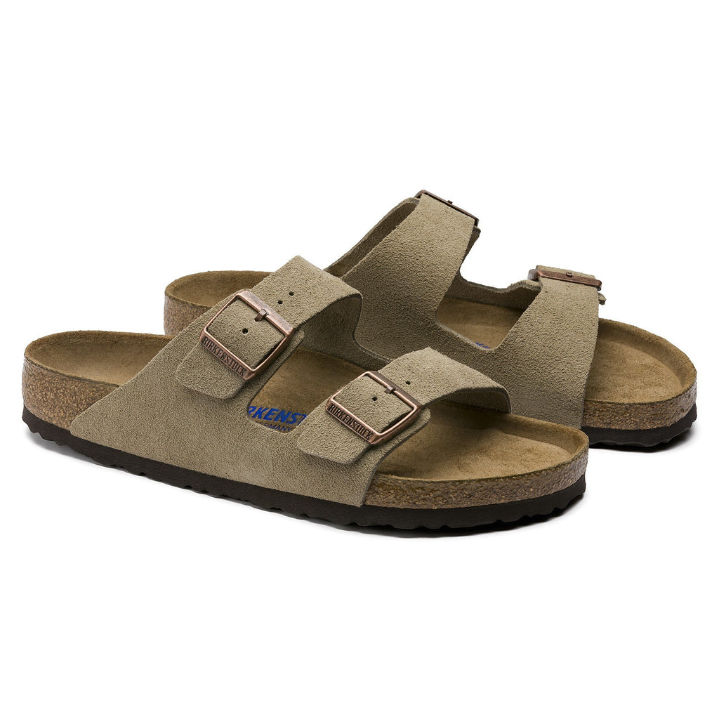 Unisex Σανδάλια Suede Leather Arizona Regular Birkenstock | 951301-Taupe ΓΥΝΑΙΚΕΙΑ > ΠΑΠΟΥΤΣΙΑ BIRKENSTOCK