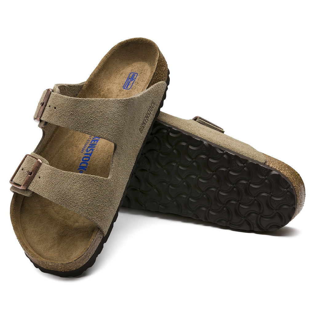 Unisex Σανδάλια Suede Leather Arizona Regular Birkenstock | 951301-Taupe ΓΥΝΑΙΚΕΙΑ > ΠΑΠΟΥΤΣΙΑ BIRKENSTOCK