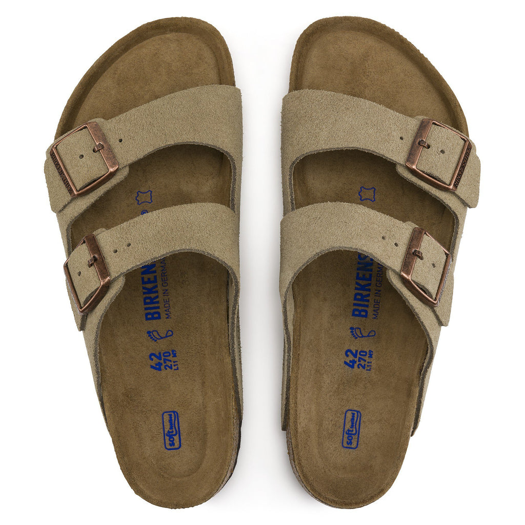 Unisex Σανδάλια Suede Leather Arizona Regular Birkenstock | 951301-Taupe ΓΥΝΑΙΚΕΙΑ > ΠΑΠΟΥΤΣΙΑ BIRKENSTOCK