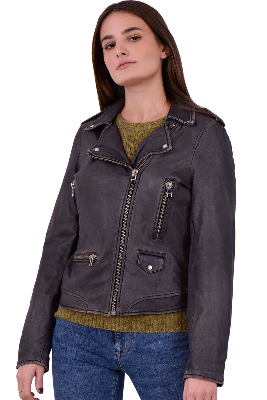 GOOSECRAFT TAYLOR PERFECTO LEATHER JACKET WOMEN 102051021 GOO Pagosmio Private Shopping