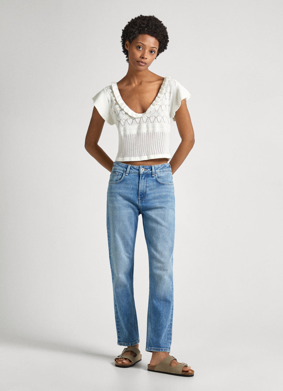 PEPE JEANS DOP STRAIGHT JEANS WOMEN'S JEANS PL204592MI7-000