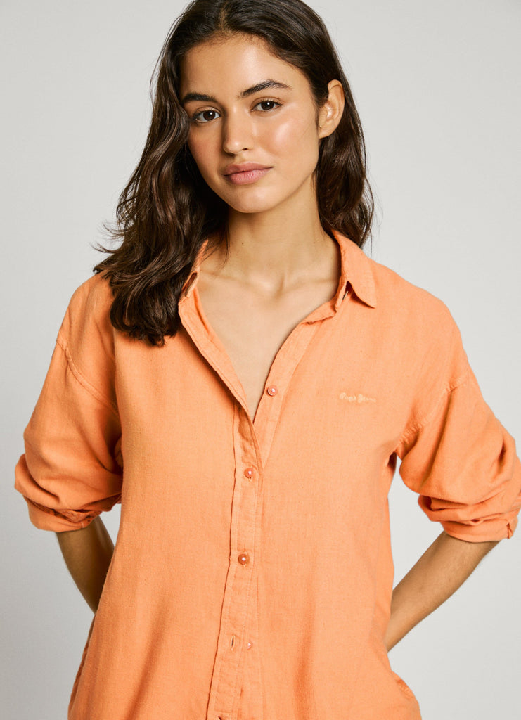 Γυναικείο Λινό Πουκάμισο Chipper Pepe Jeans | PL304993-133 ΓΥΝΑΙΚΕΙΑ > ΠΟΥΚΑΜΙΣΑ PEPE JEANS