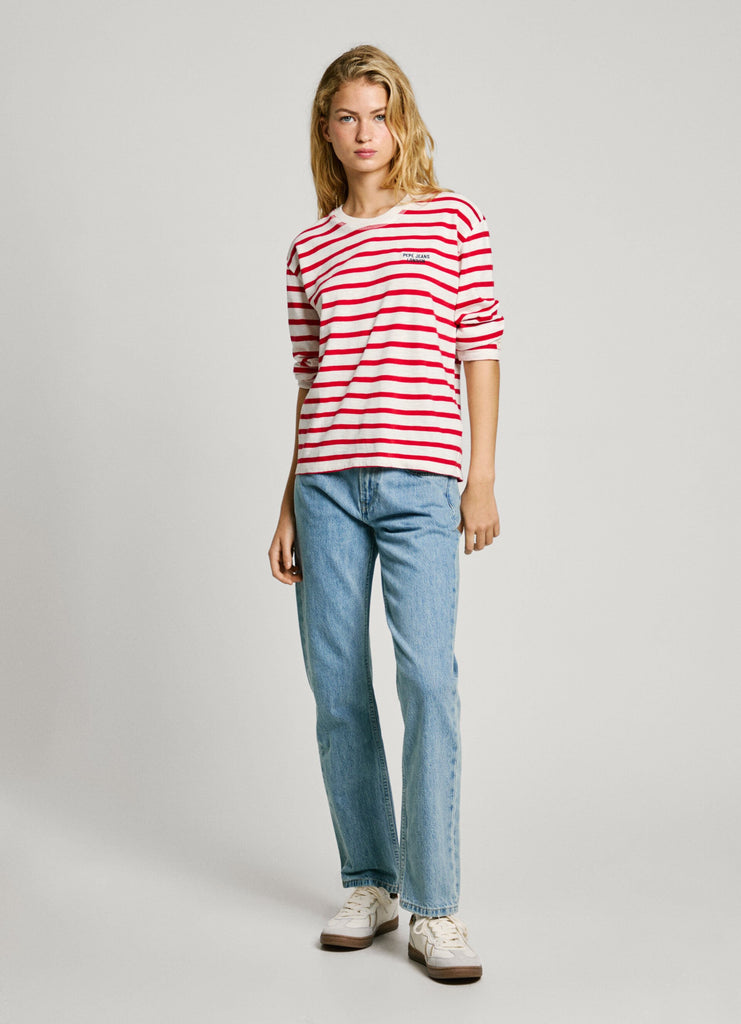 Γυναικεία Μπλούζα Rio Long Sleeve Striped T-shirt Pepe Jeans | PL506018-255 ΓΥΝΑΙΚΕΙΑ > ΜΠΛΟΥΖΕΣ PEPE JEANS