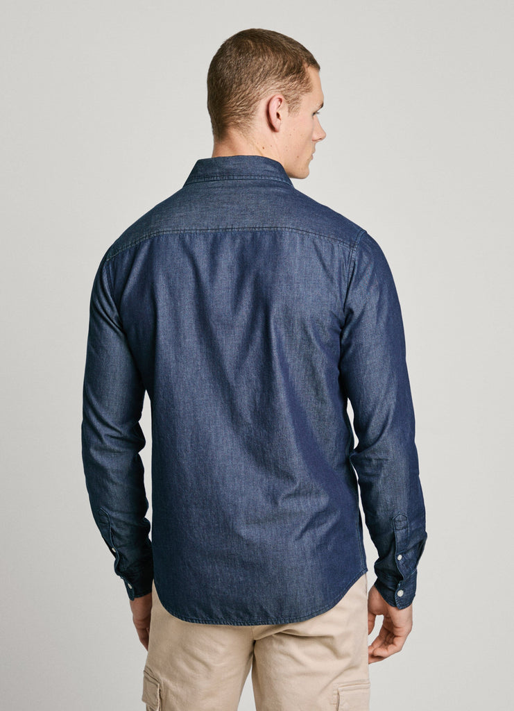 Ανδρικό Τζιν Πουκάμισο Classic Slim Fit Denim Shirt Pepe Jeans | PM309001ID2-000 ΑΝΔΡΙΚΑ > ΠΟΥΚΑΜΙΣΑ PEPE JEANS