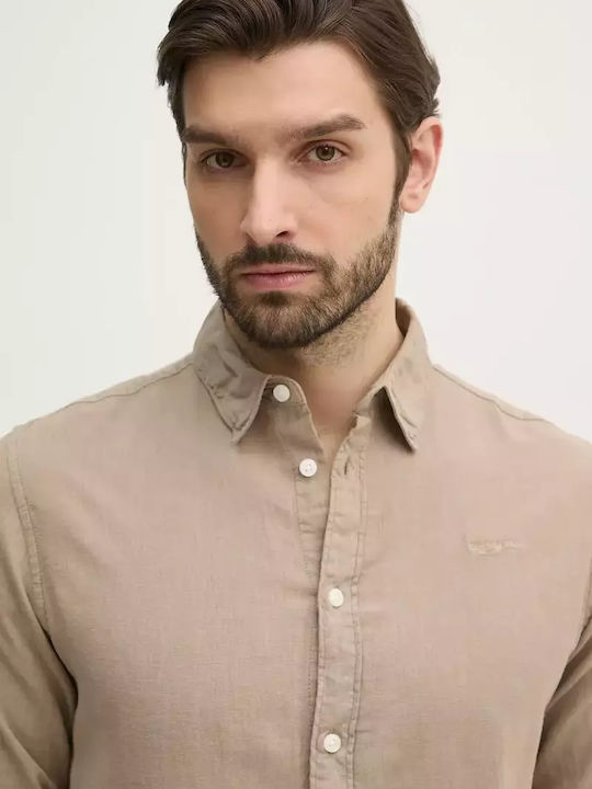 Ανδρικό Λινό Πουκάμισο Arnau Pepe Jeans | PM308844-833 ΑΝΔΡΙΚΑ > ΠΟΥΚΑΜΙΣΑ PEPE JEANS