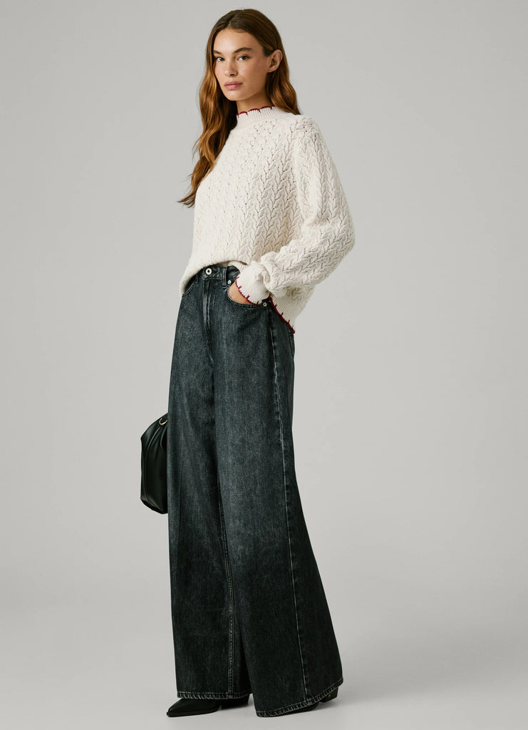 Γυναικείο Παντελόνι Wide Leg Jeans Jaimy Pepe Jeans | PL20474049S12-000 ΓΥΝΑΙΚΕΙΑ > ΠΑΝΤΕΛΟΝΙΑ PEPE JEANS