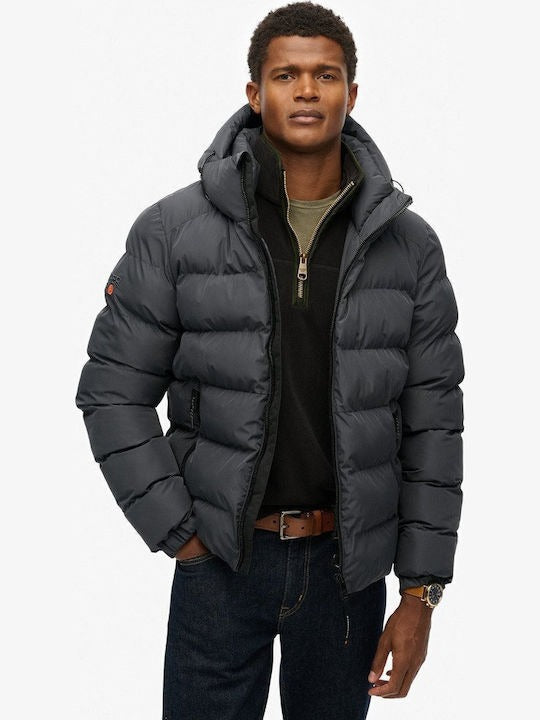 Ανδρικό Μπουφάν Hooded Sports Superdry | M5011905A-H1P ΑΝΔΡΙΚΑ > ΜΠΟΥΦΑΝ SUPERDRY