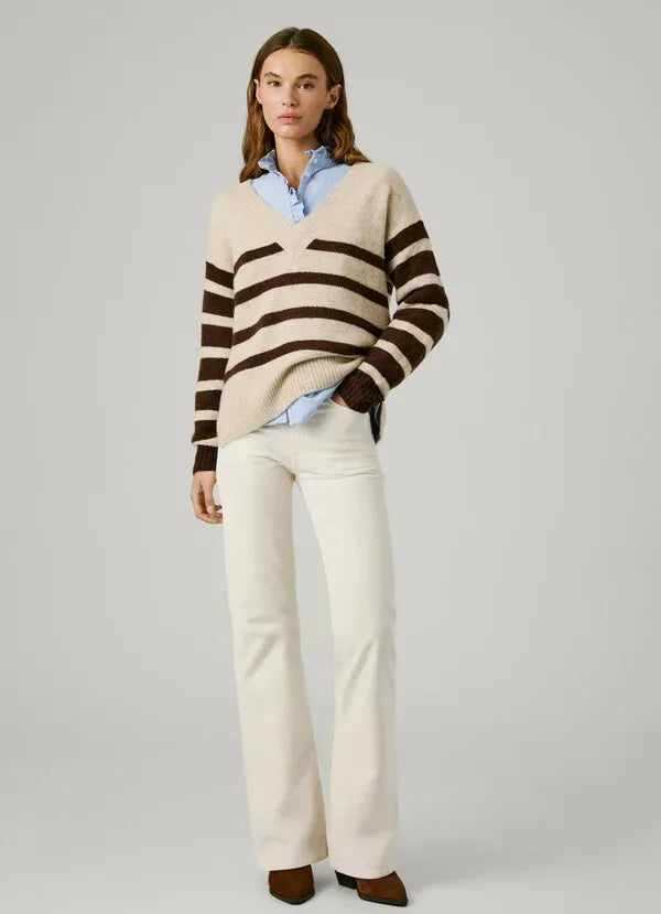 Γυναικείο Παντελόνι High Waist Flare Willa Corduroy Pepe Jeans | PL21000202-805 ΓΥΝΑΙΚΕΙΑ > ΠΑΝΤΕΛΟΝΙΑ PEPE JEANS