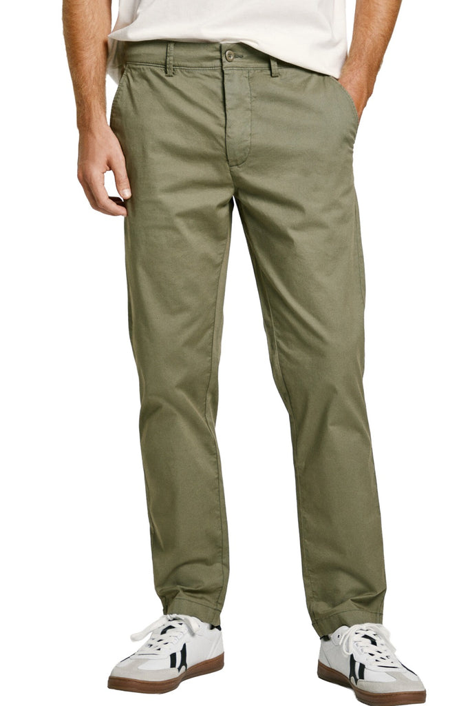 Ανδρικό Παντελόνι Slim Chino Poplin Pepe Jeans | PM211873-726 ΑΝΔΡΙΚΑ > ΠΑΝΤΕΛΟΝΙΑ PEPE JEANS