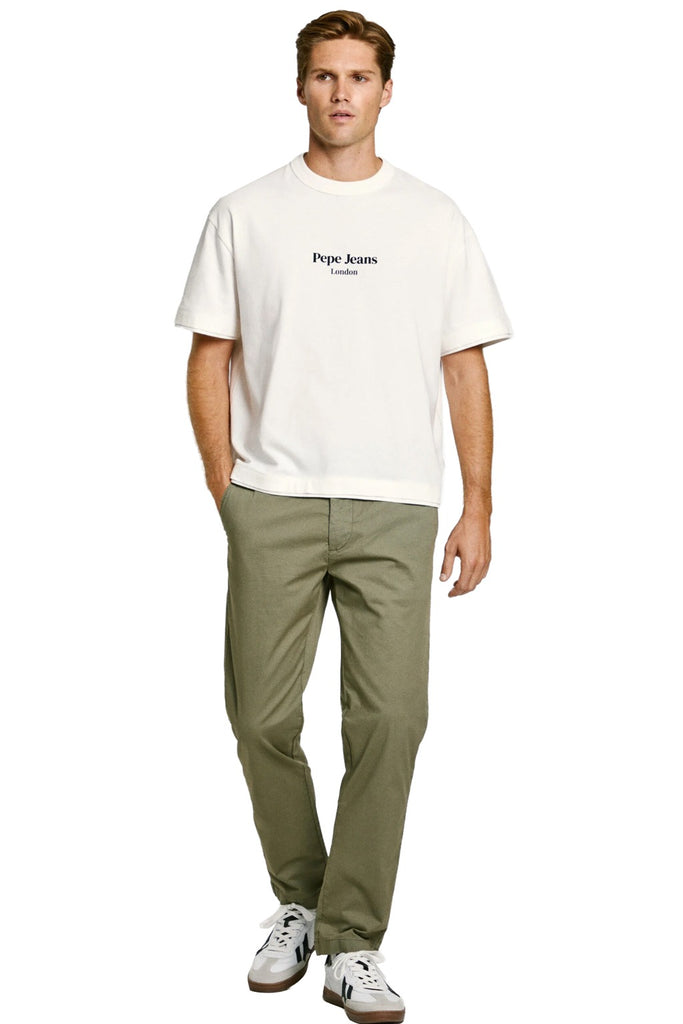 Ανδρικό Παντελόνι Slim Chino Poplin Pepe Jeans | PM211873-726 ΑΝΔΡΙΚΑ > ΠΑΝΤΕΛΟΝΙΑ PEPE JEANS