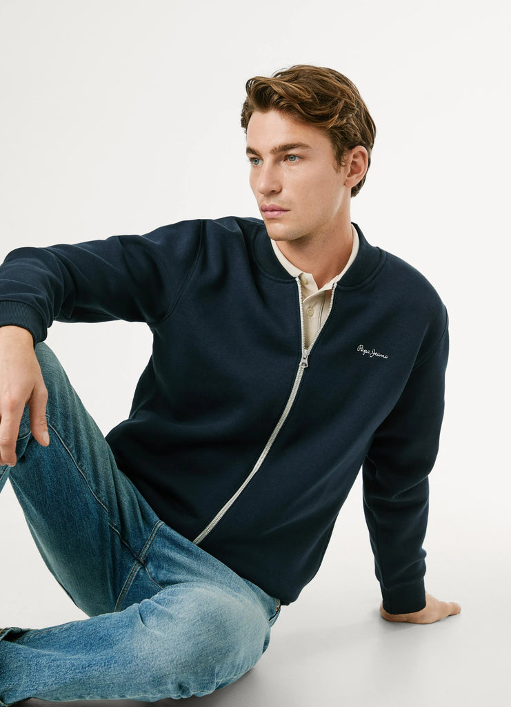 Ανδρικό Φούτερ Macbeth Plain Bomber Pepe Jeans | PM5800010-594 ΑΝΔΡΙΚΑ > ΦΟΥΤΕΡ PEPE JEANS