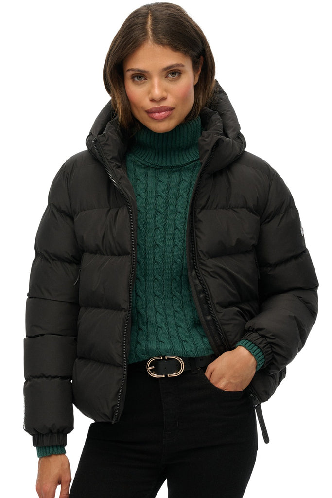 Γυναικείο Μπουφάν Hooded Sports Superdry | W5011996A-02A ΓΥΝΑΙΚΕΙΑ > ΜΠΟΥΦΑΝ SUPERDRY