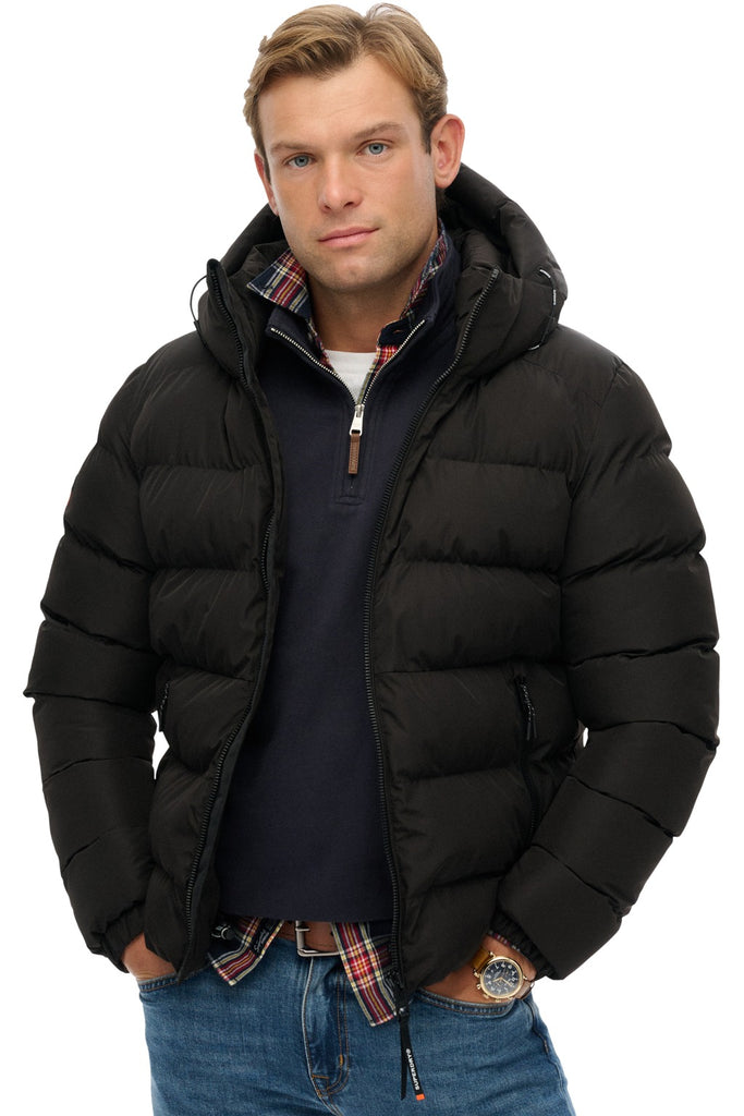 Ανδρικό Μπουφάν Hooded Sports Superdry | M5011905A-16A ΑΝΔΡΙΚΑ > ΜΠΟΥΦΑΝ SUPERDRY