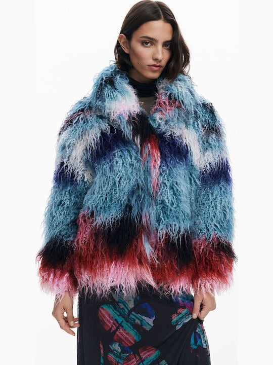 Γυναικείο Παλτό Coat_Cloud_Lacroix Desigual | 25WWEW02-9019 ΓΥΝΑΙΚΕΙΑ > ΜΠΟΥΦΑΝ DESIGUAL