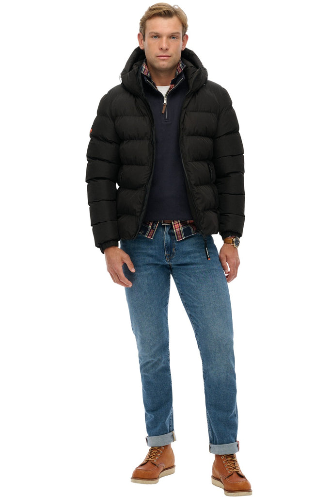 Ανδρικό Μπουφάν Hooded Sports Superdry | M5011905A-16A ΑΝΔΡΙΚΑ > ΜΠΟΥΦΑΝ SUPERDRY