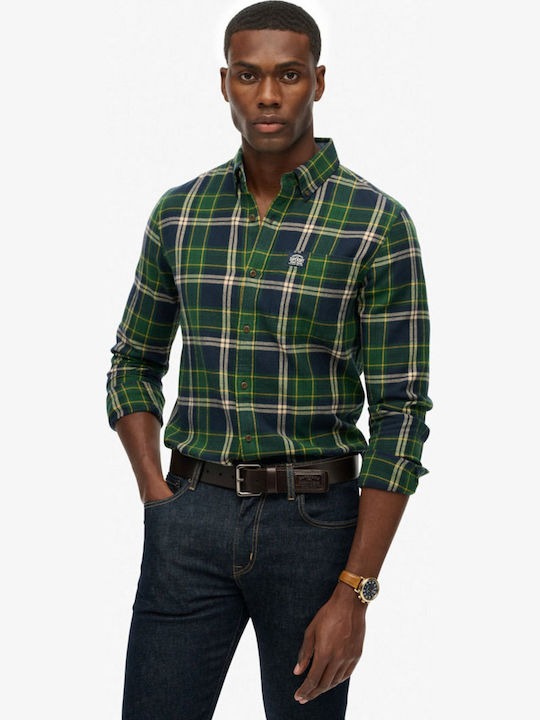 Ανδρικό Πουκάμισο Ovin L/S Superdry | M4011047A-H9U ΑΝΔΡΙΚΑ > ΠΟΥΚΑΜΙΣΑ SUPERDRY
