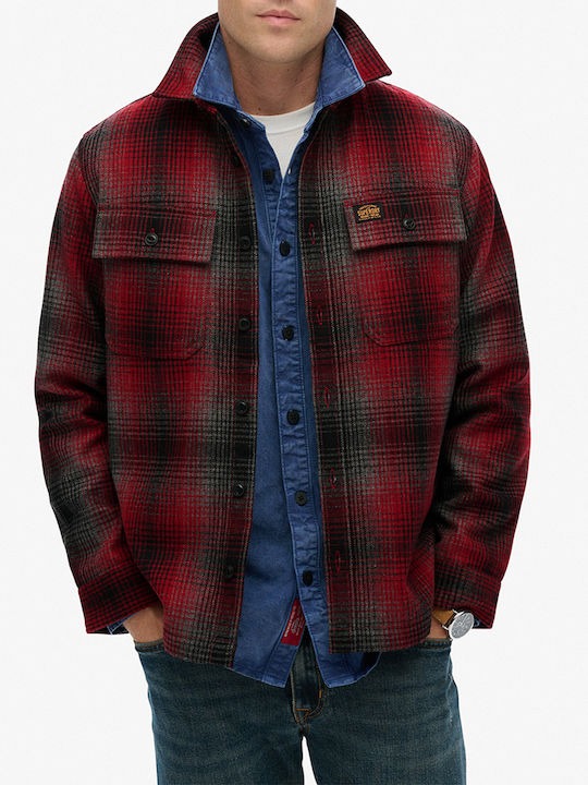 Ανδρικό Πουκάμισο Ovin Wool Superdry | M4011050A-I1V ΑΝΔΡΙΚΑ > ΠΟΥΚΑΜΙΣΑ SUPERDRY