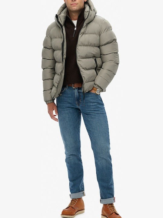 Ανδρικό Μπουφάν Hooded Sports Superdry | M5011905A-1KH ΑΝΔΡΙΚΑ > ΜΠΟΥΦΑΝ SUPERDRY