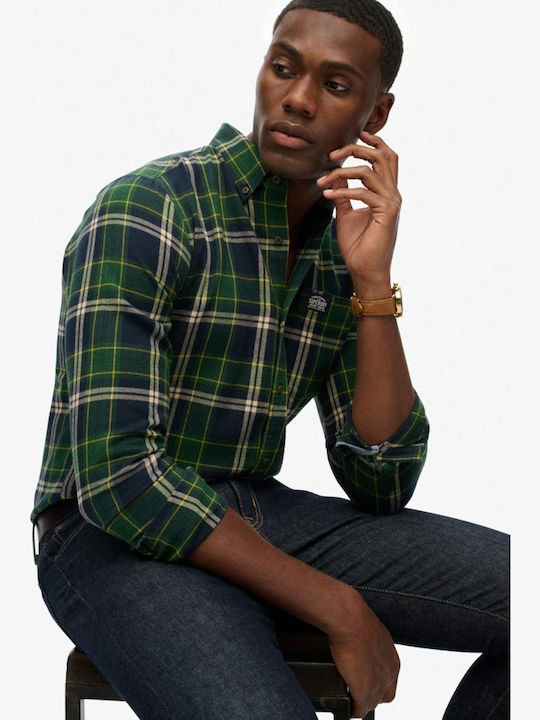 Ανδρικό Πουκάμισο Ovin L/S Superdry | M4011047A-H9U ΑΝΔΡΙΚΑ > ΠΟΥΚΑΜΙΣΑ SUPERDRY