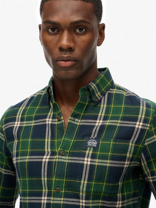 Ανδρικό Πουκάμισο Ovin L/S Superdry | M4011047A-H9U ΑΝΔΡΙΚΑ > ΠΟΥΚΑΜΙΣΑ SUPERDRY