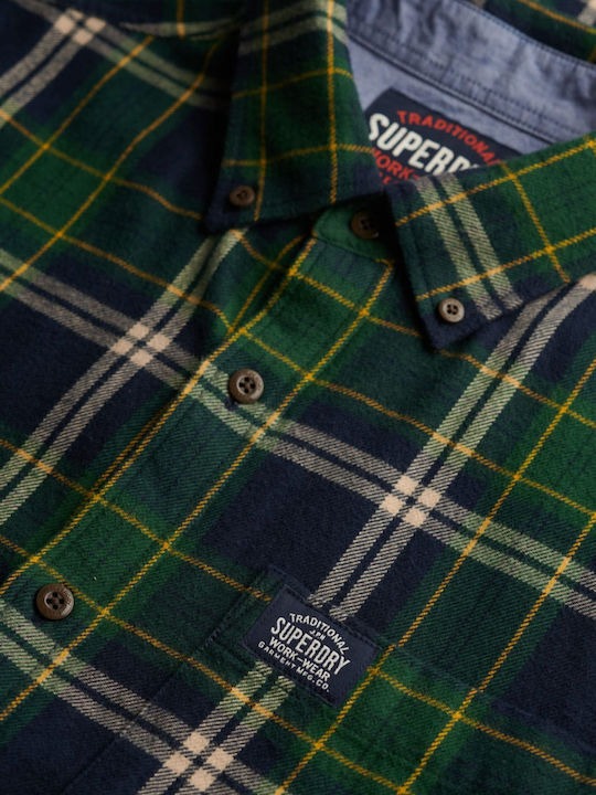 Ανδρικό Πουκάμισο Ovin L/S Superdry | M4011047A-H9U ΑΝΔΡΙΚΑ > ΠΟΥΚΑΜΙΣΑ SUPERDRY