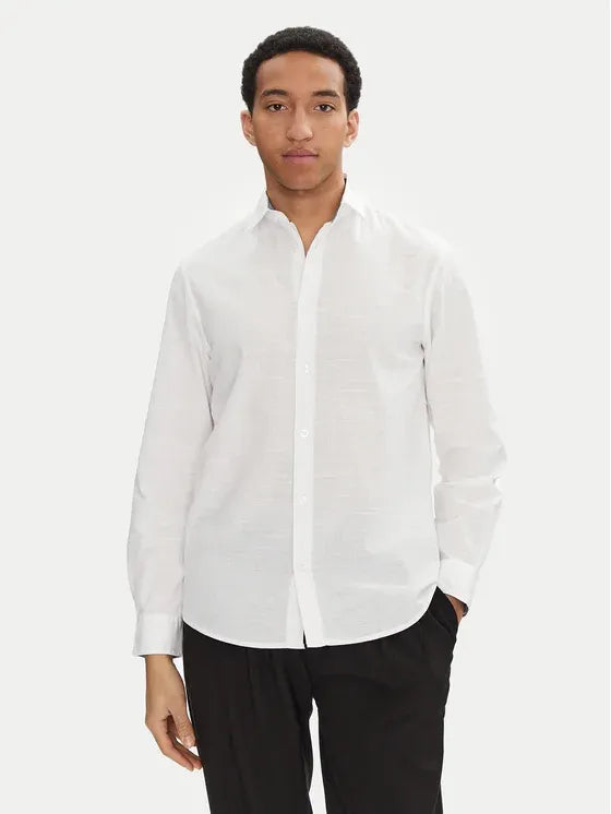 Ανδρικό Πουκάμισο Chambray Shirt Tom Tailor | 1045087-2000 ΑΝΔΡΙΚΑ > ΠΟΥΚΑΜΙΣΑ TOM TAILOR