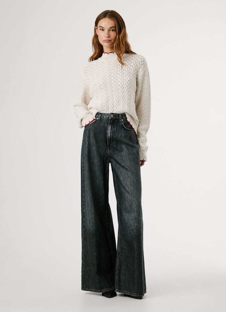 Γυναικείο Παντελόνι Wide Leg Jeans Jaimy Pepe Jeans | PL20474049S12-000 ΓΥΝΑΙΚΕΙΑ > ΠΑΝΤΕΛΟΝΙΑ PEPE JEANS