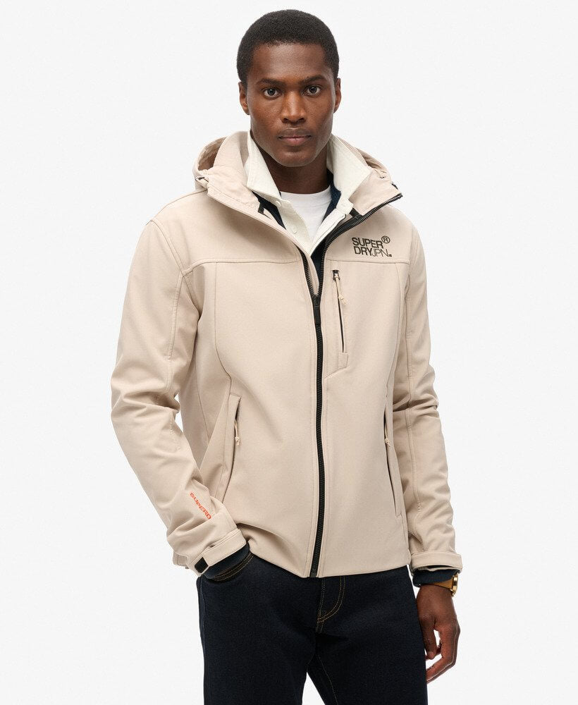 SUPERDRY HOODED SOFT SHELL TREKKER JACKET ΑΝΔΡΙΚΟ ΜΠΟΥΦΑΝ M5011926A-7MO ΑΝΔΡΙΚΑ > ΜΠΟΥΦΑΝ SUPERDRY